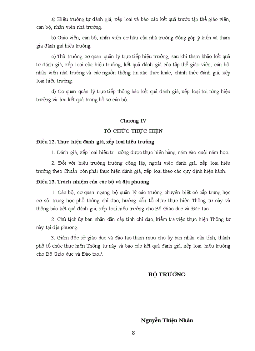 image for page Dự thảo Chuẩn Hiệu trưởng trường trung học