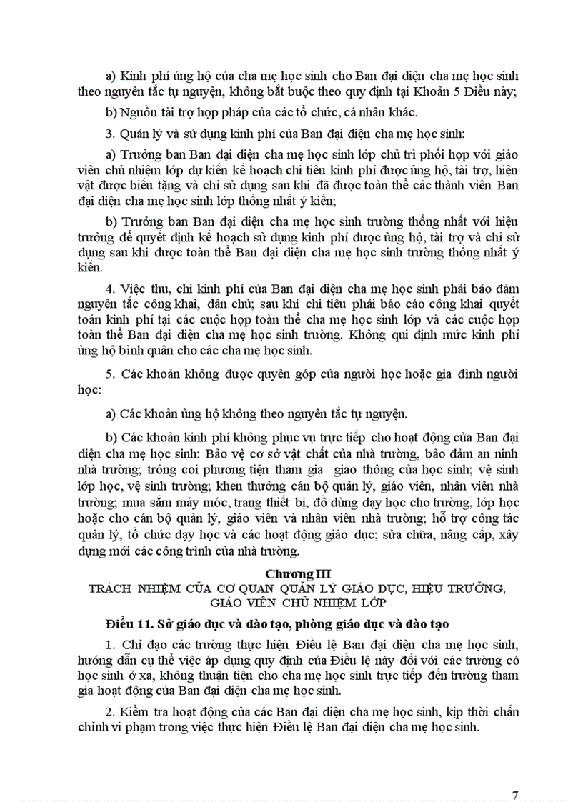 image for page Dự thảo Điều lệ Ban đại diện CMHS mới