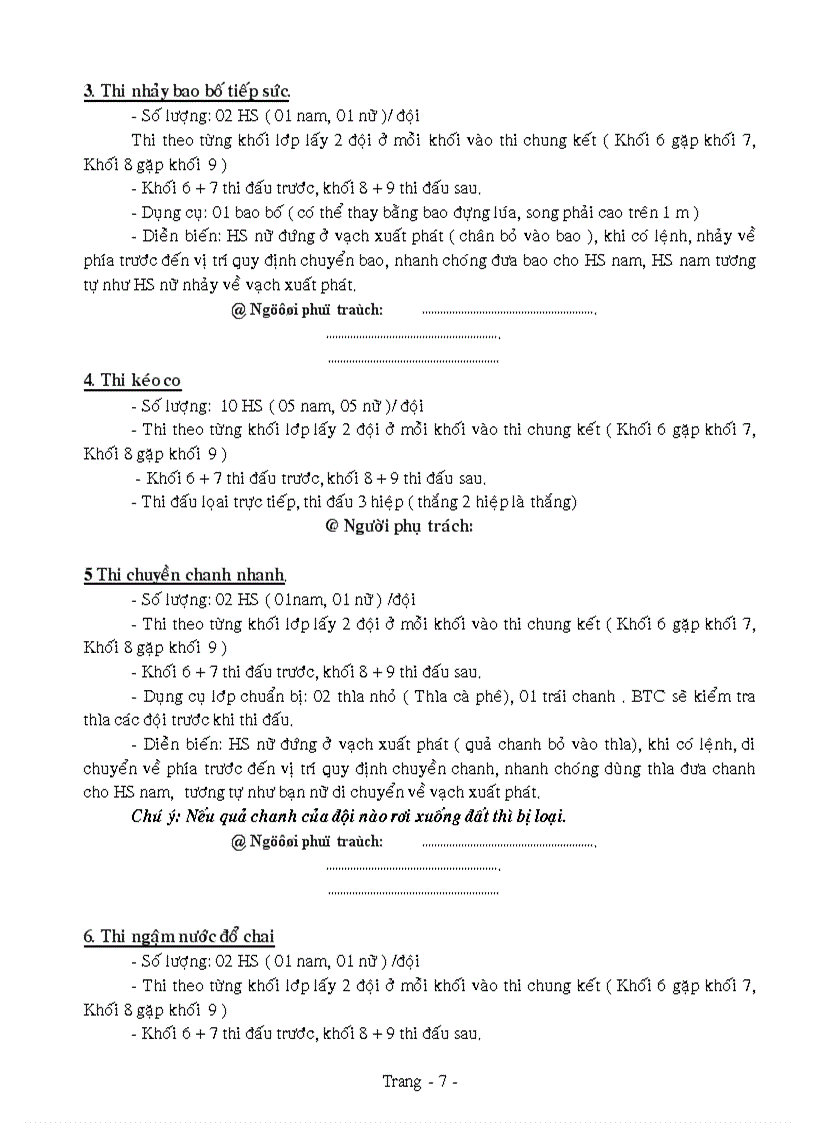 image for page Dự thảo kế hoạch tổ chức hội thi hội trại