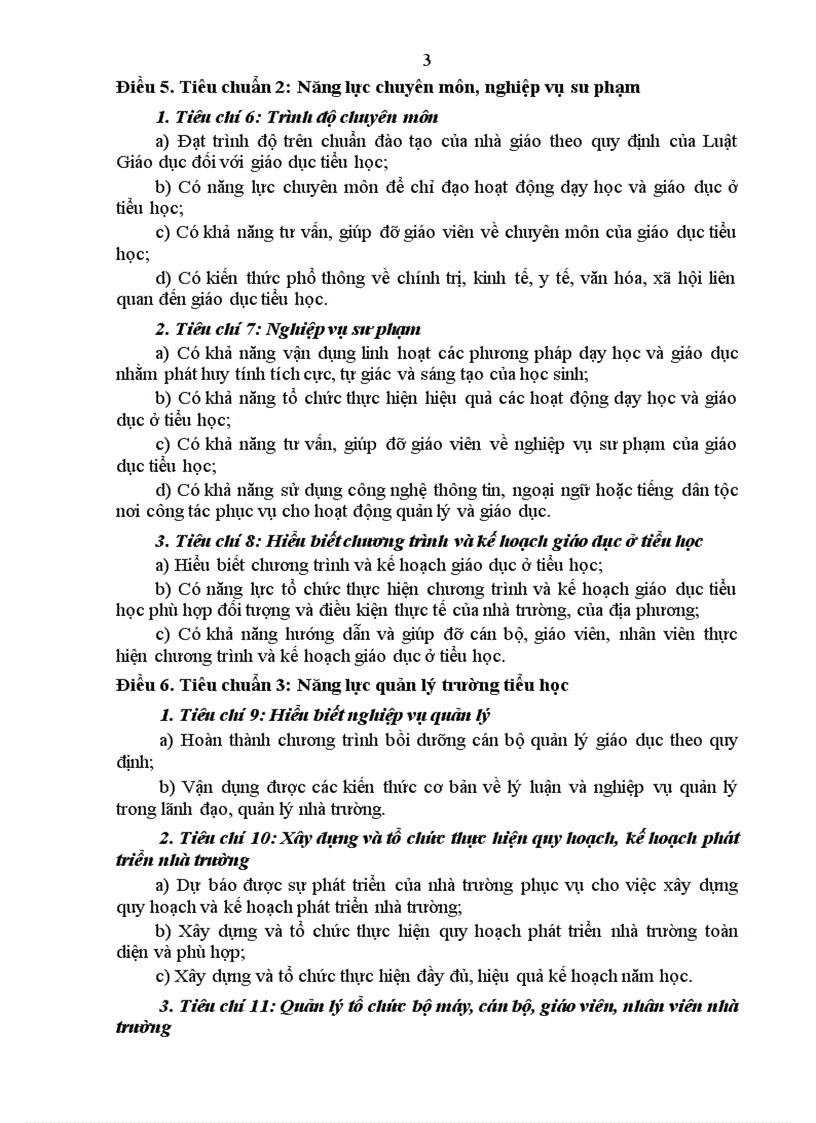 image for page Dự thảo lần 2 ban hành Thông tư quy định Chuẩn hiệu trưởng trường tiểu học