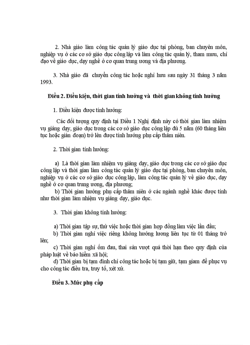 image for page Dự thảo nghị định thâm niên