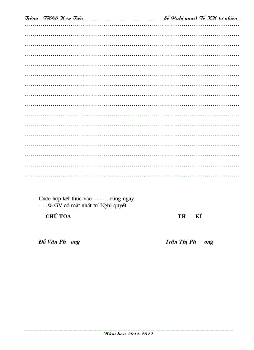 image for page Du Thao NQ to KHTN thang 8 2011