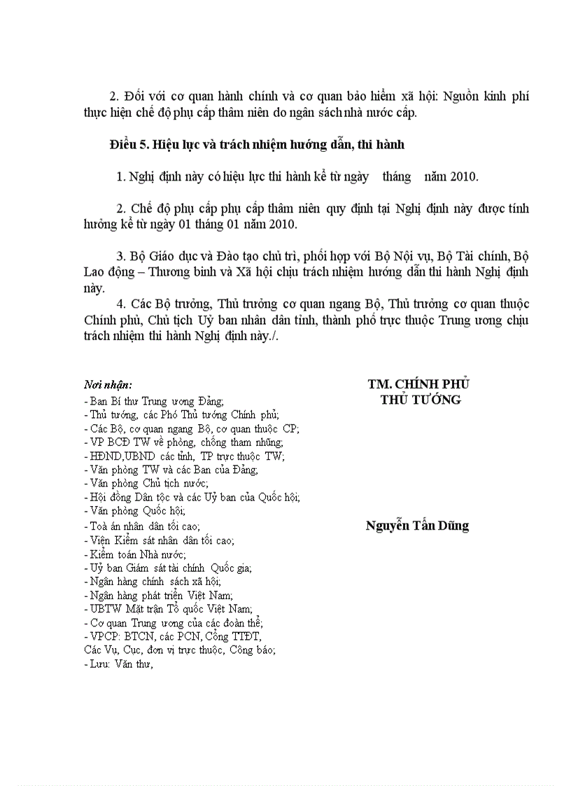 image for page Du thao Phu cap tham nien cho nha giao moi