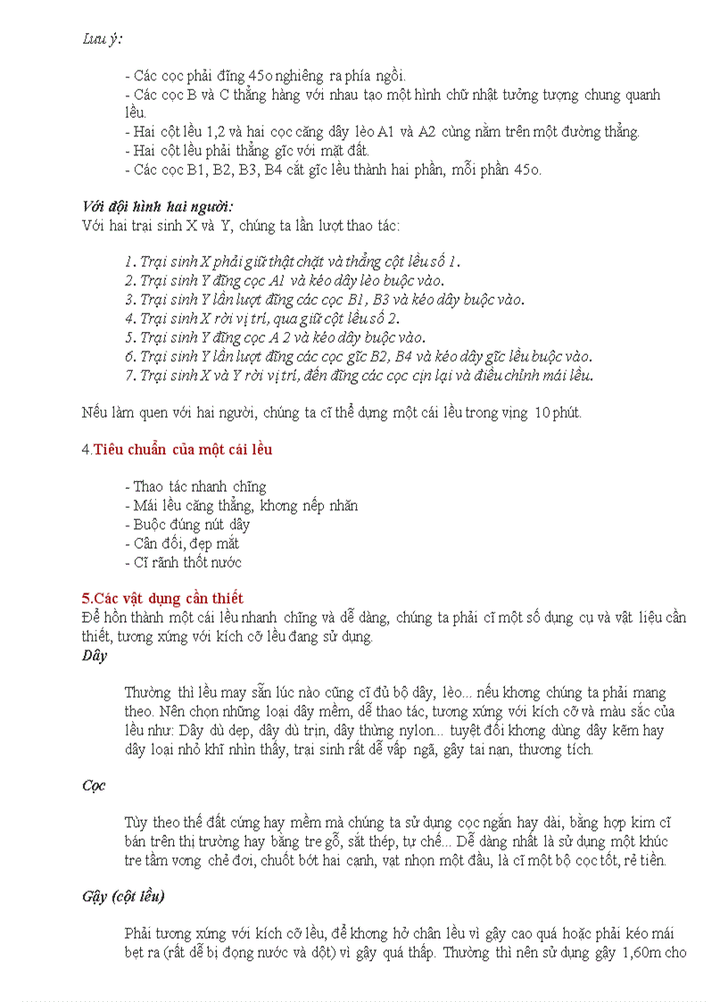 image for page Dựng lều trại