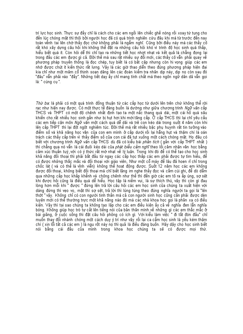 image for page Đừng tạo bi kịch cho giáo dục