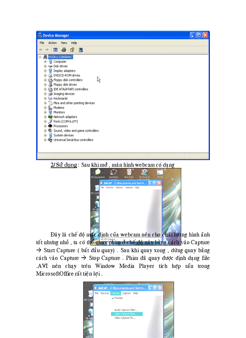 image for page Dùng Webcam thay máy chiếu đa vật thể