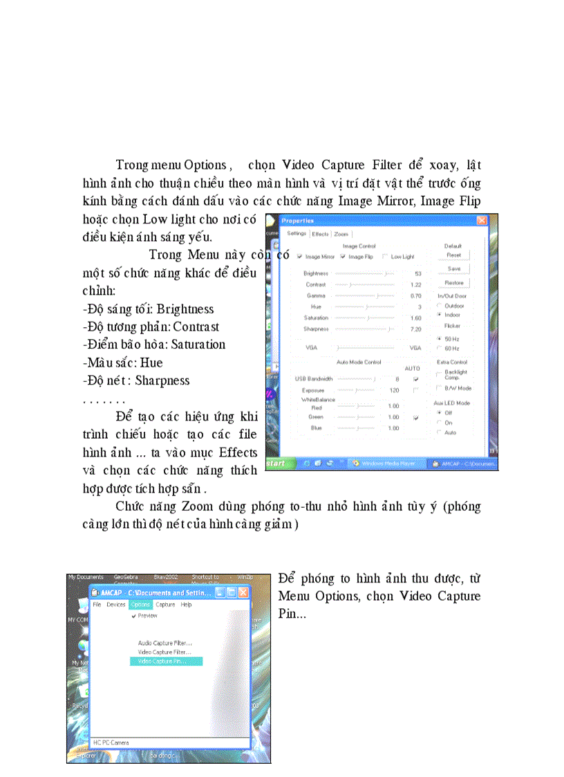 image for page Dùng Webcam thay máy chiếu đa vật thể