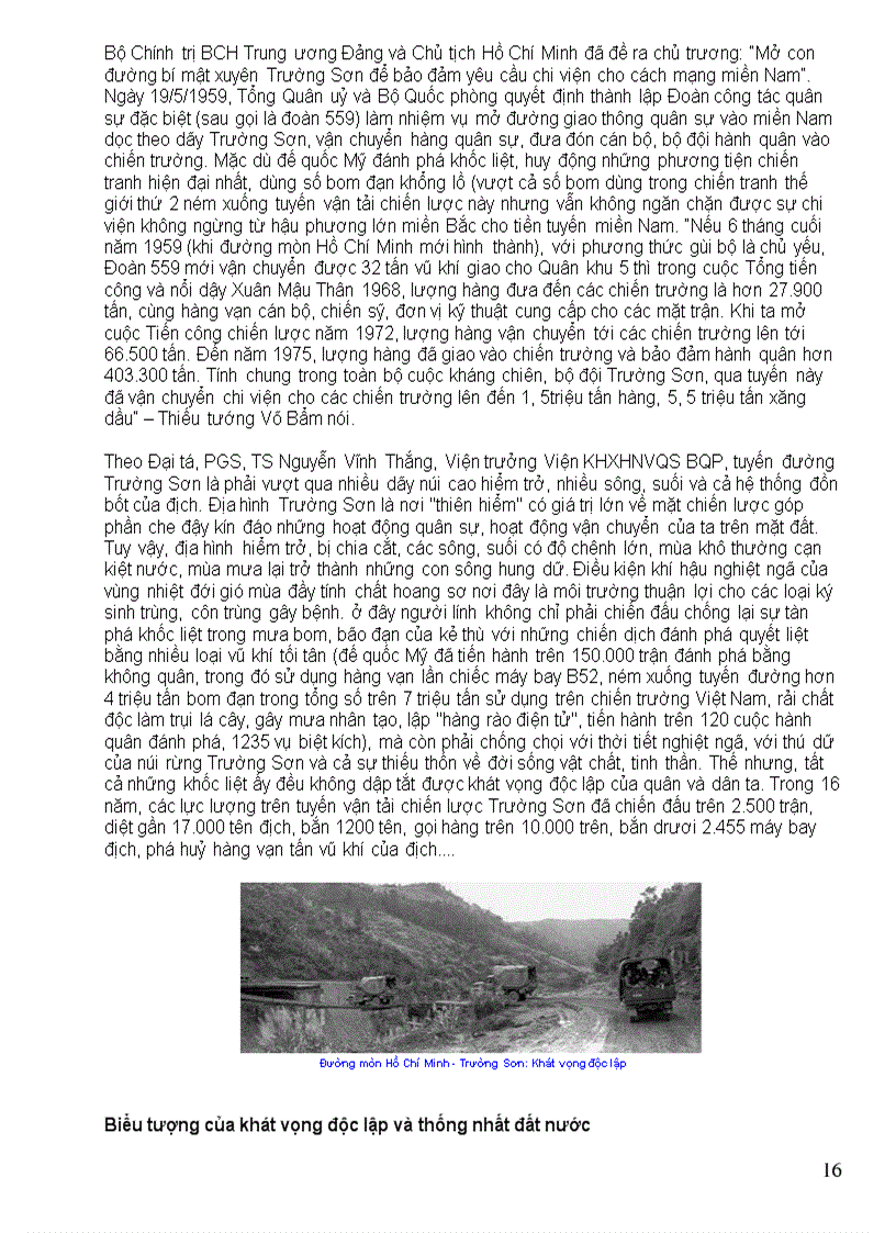 image for page Đường Hồ Chí Minh Con đường huyền thoại