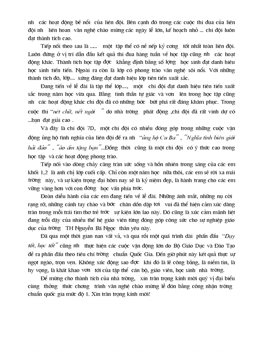 image for page Dv khai mạc trường chuẩn