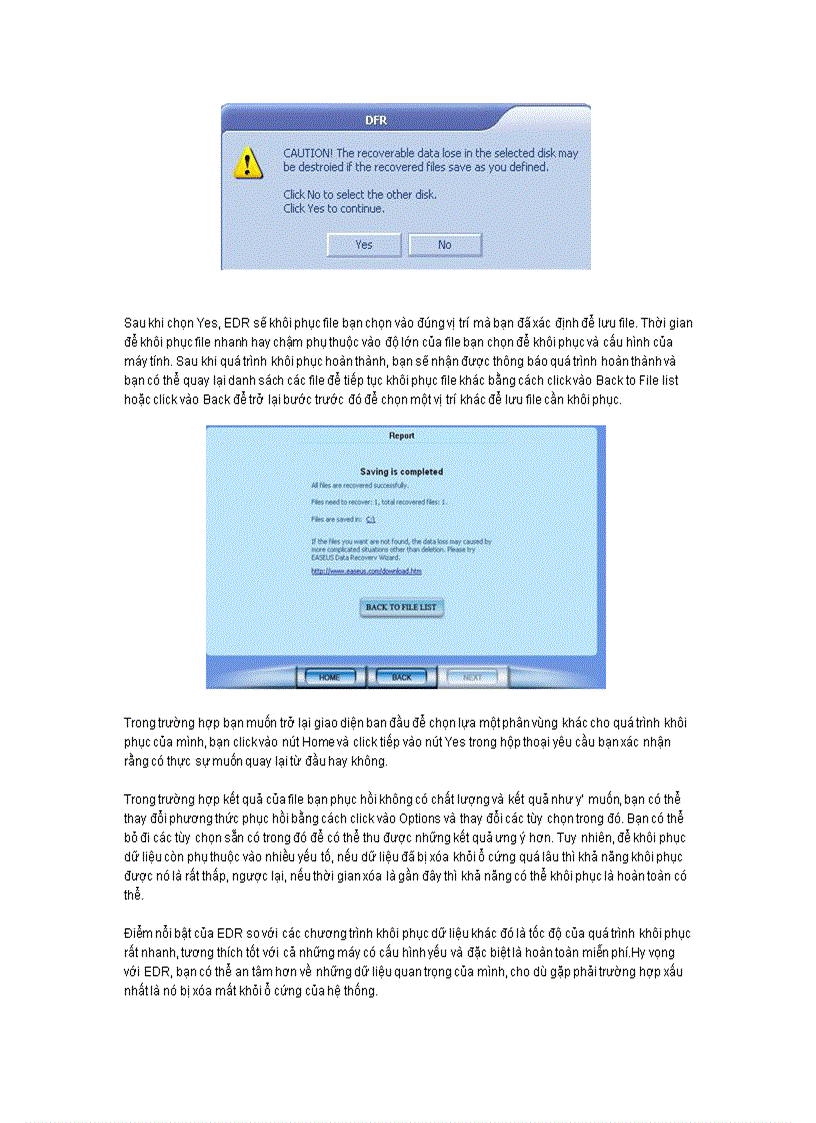 image for page EASEUS Deleted File Recovery EDR