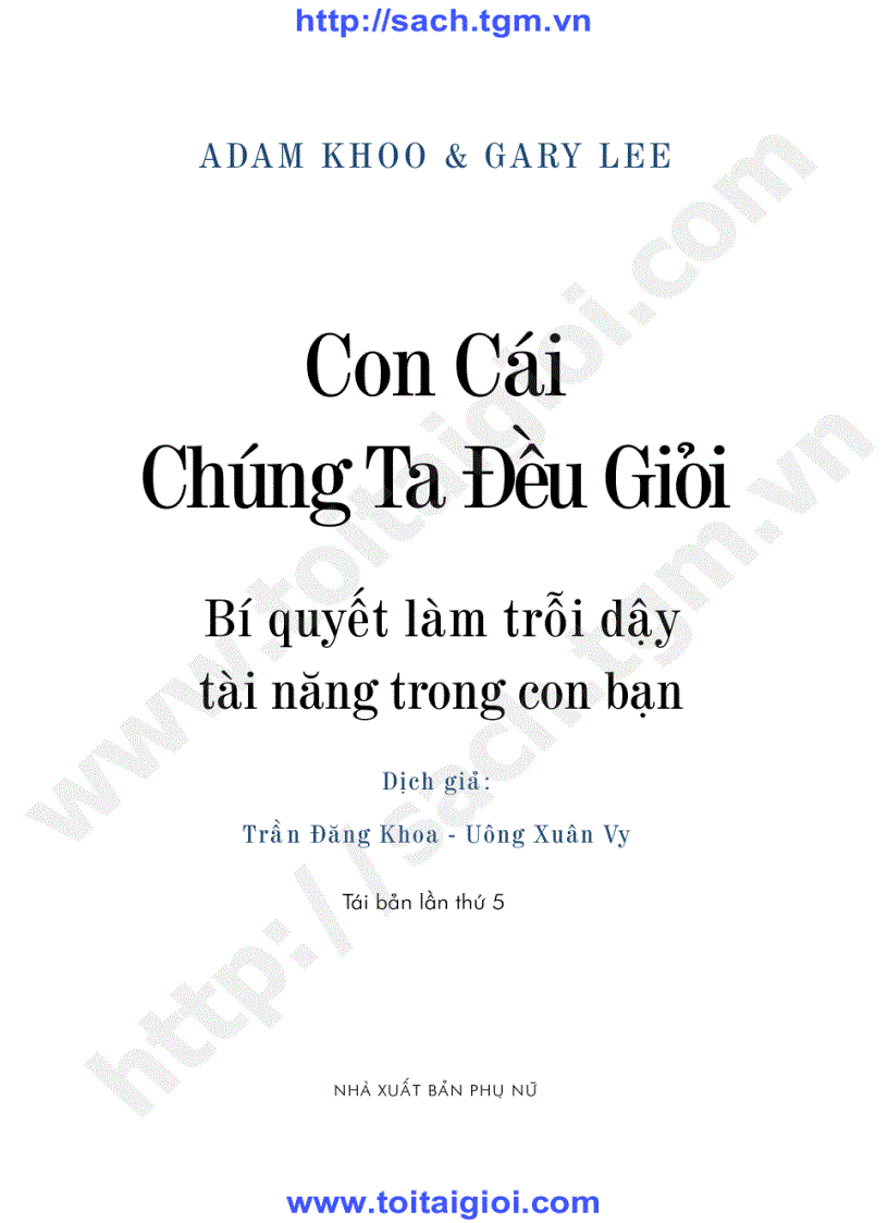 Ebook Con Cai Chung Ta Deu Gioi