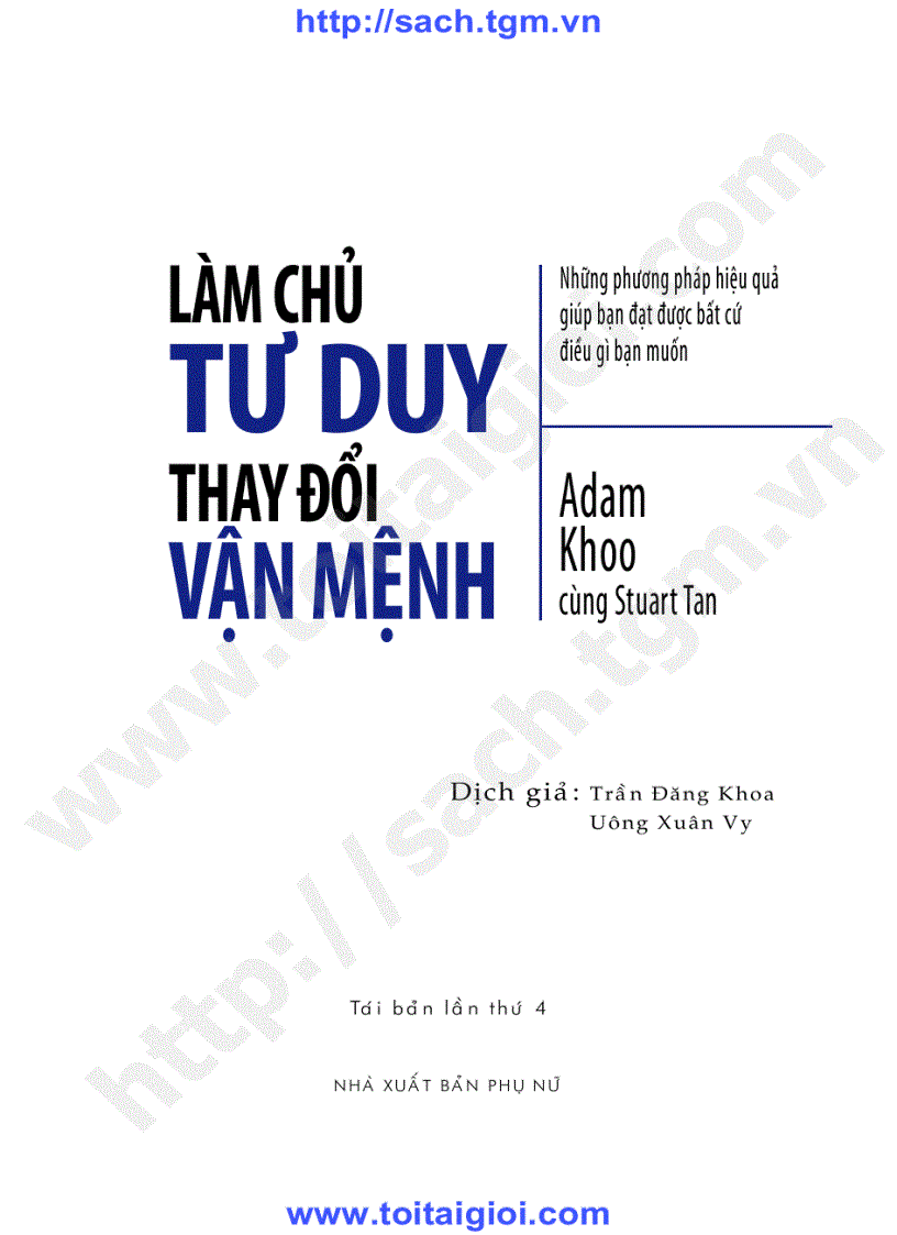 Ebook Lam Chu Tu Duy Thay Doi Van Menh