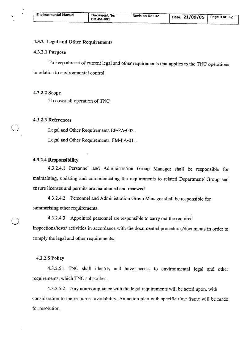image for page Environment manual