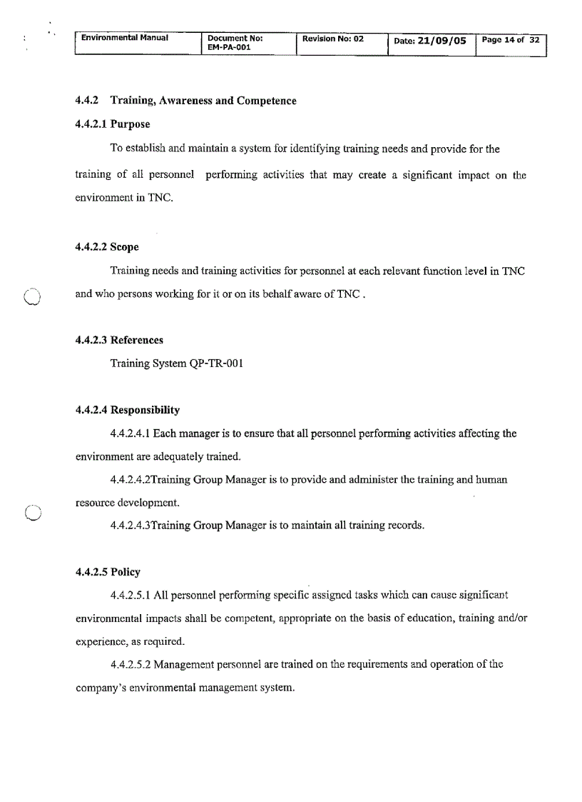 image for page Environment manual