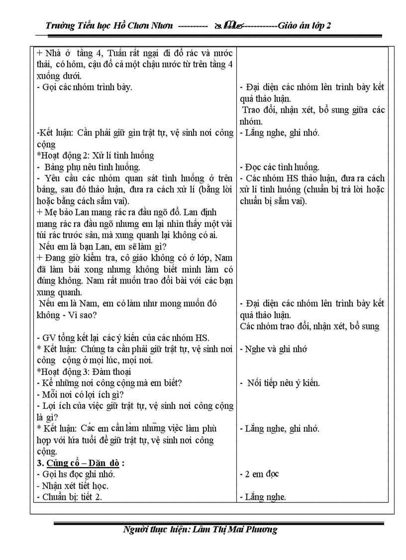 image for page G án tuần 16 lơp 2 sáng chiều