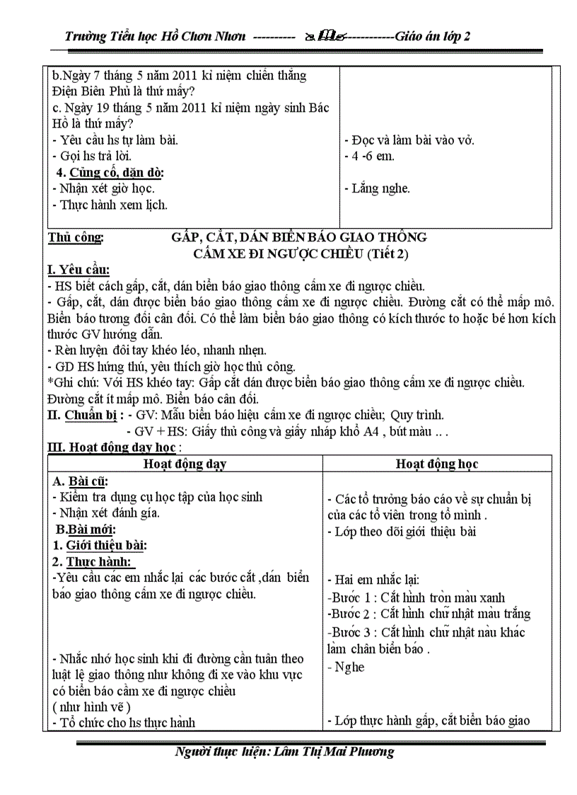 image for page G án tuần 16 lơp 2 sáng chiều