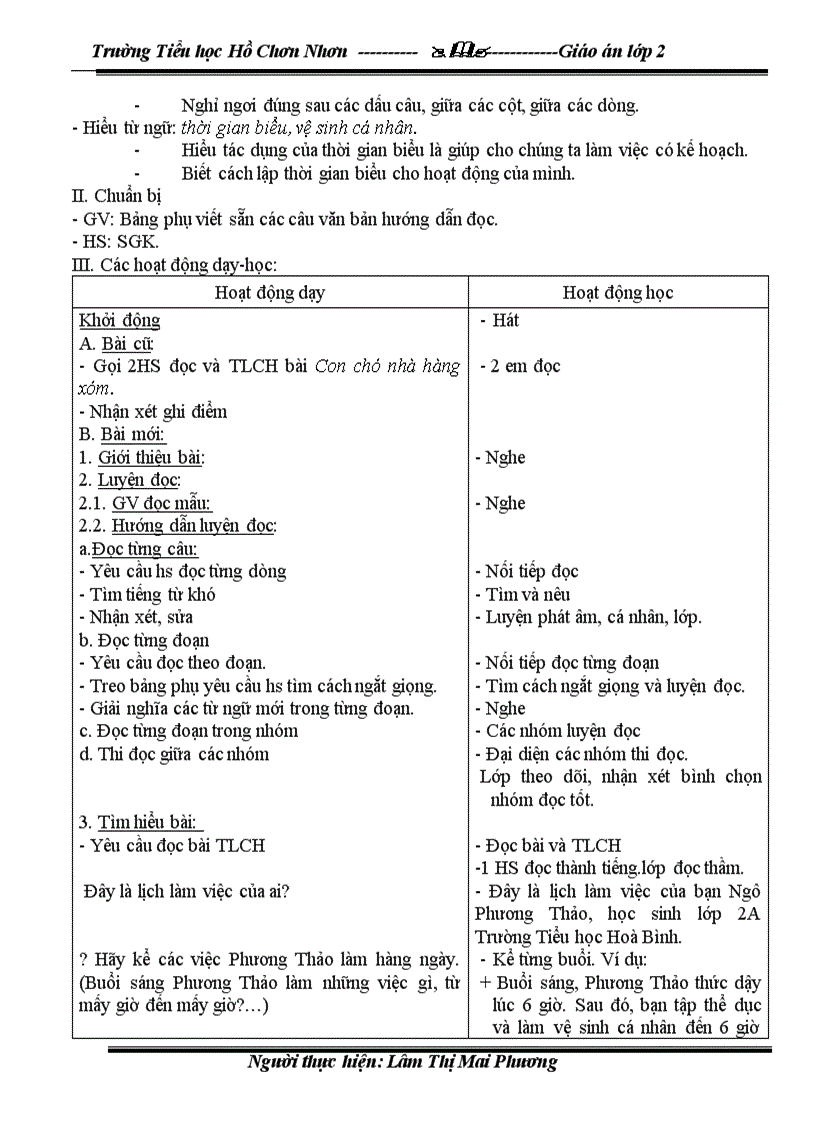 image for page G án tuần 16 lơp 2 sáng chiều