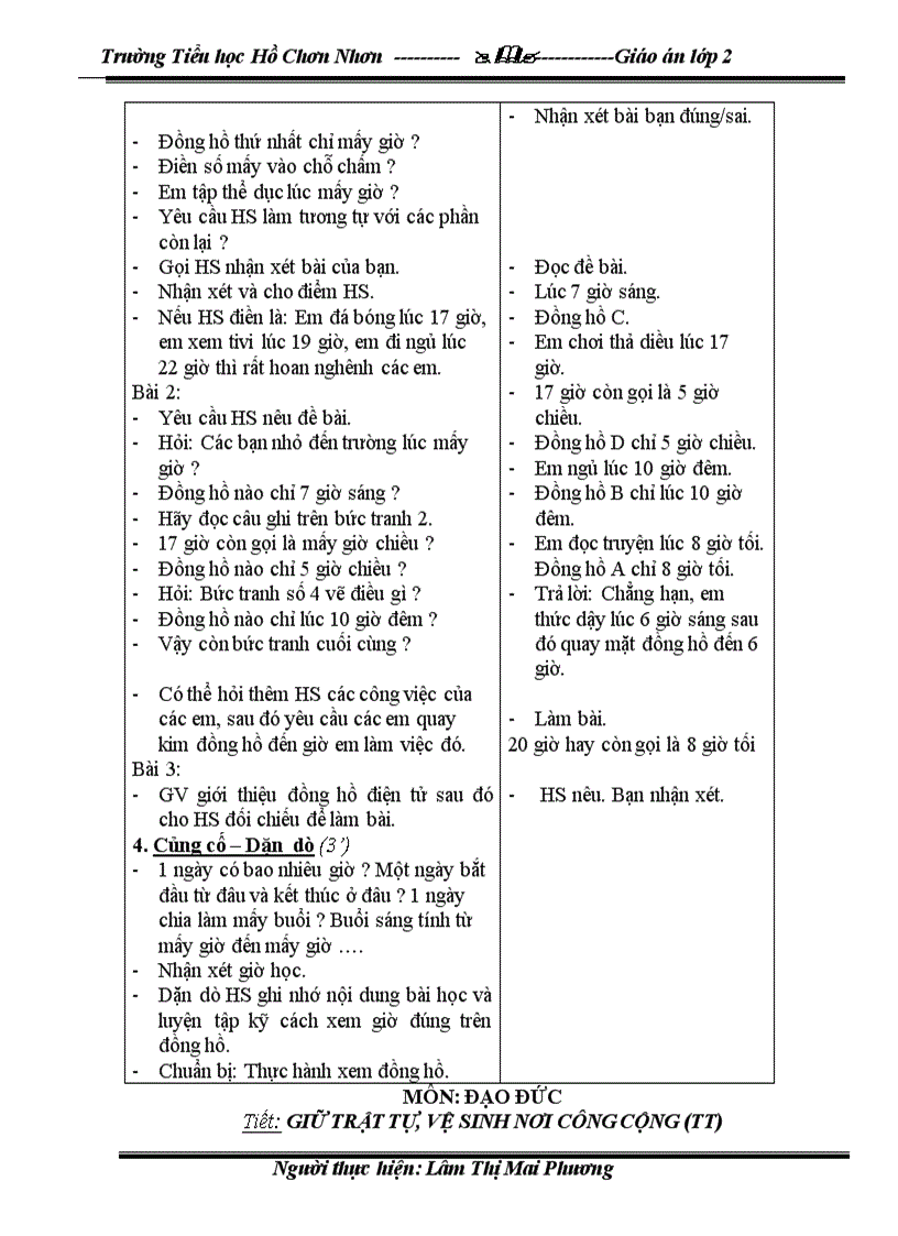 image for page G án tuần 16 lơp 2 sáng chiều