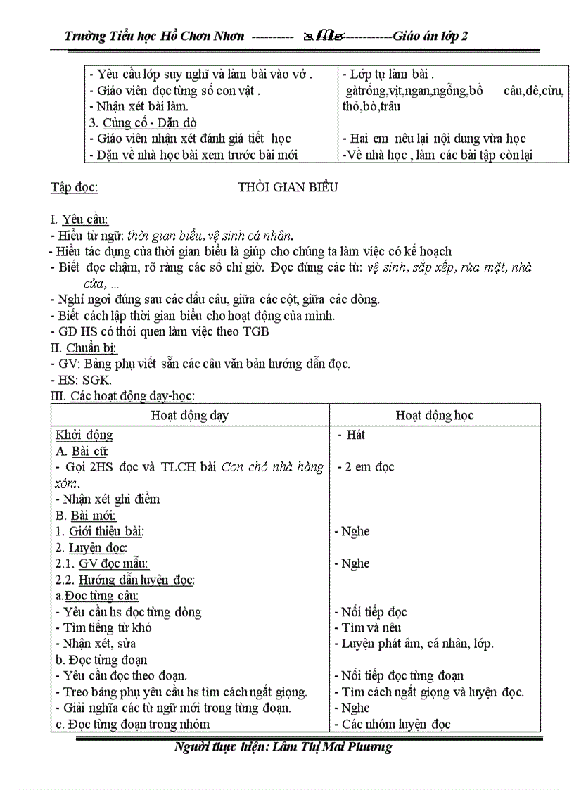 image for page G án tuần 16 lơp 2 sáng chiều