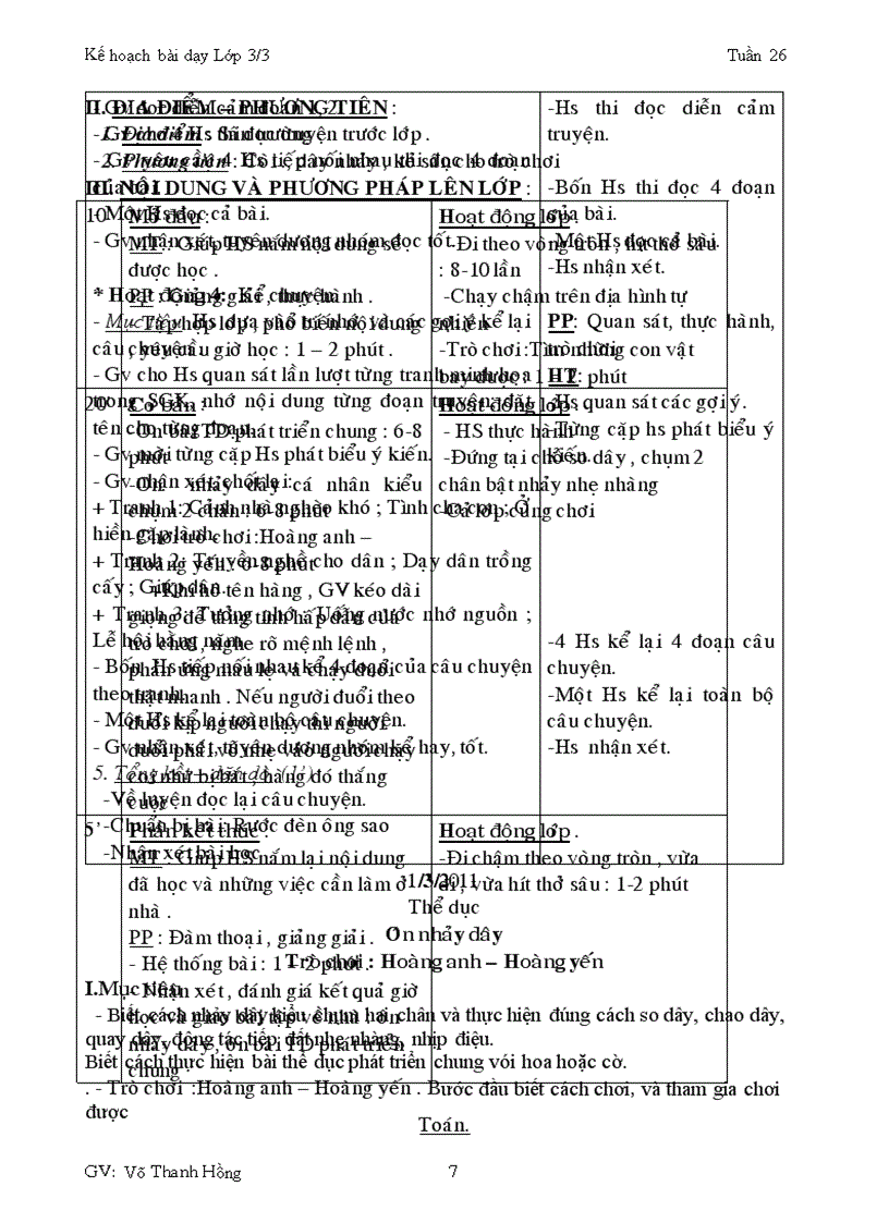 image for page GA 3 Tuần 26 CKTKN BVMT KNS đủ môn