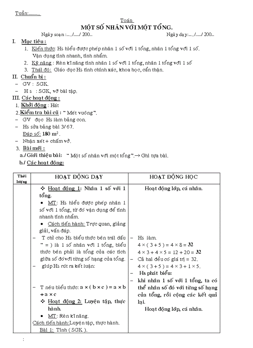 image for page GA các môn L4 Tuần 12