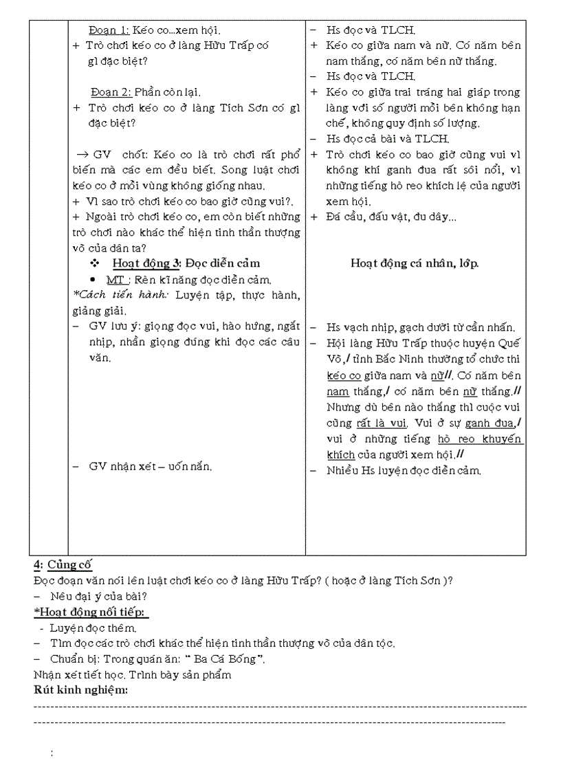 image for page GA các môn L4 Tuần 16