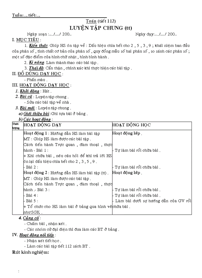 image for page GA các môn L4 Tuần 23
