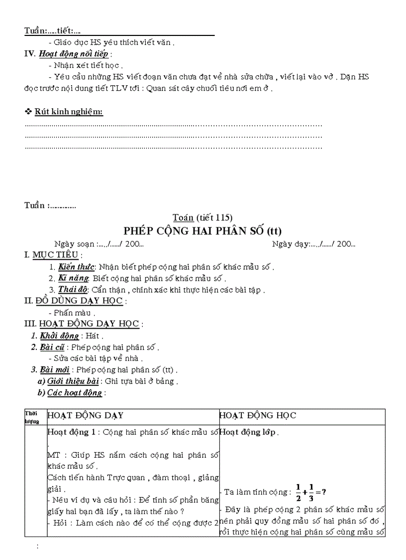 image for page GA các môn L4 Tuần 23