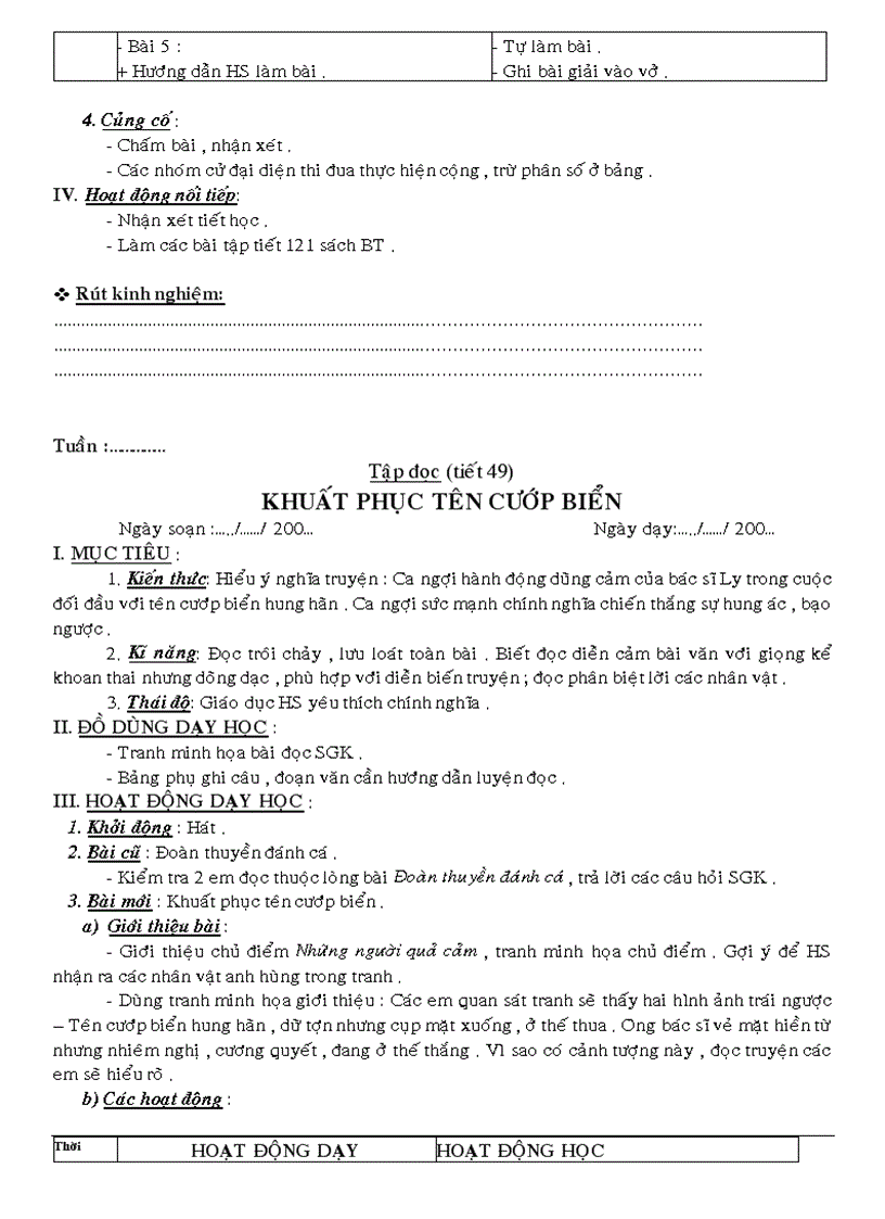 image for page GA các môn L4 Tuần 25