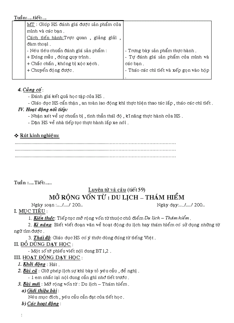 image for page GA các môn L4 Tuần 30