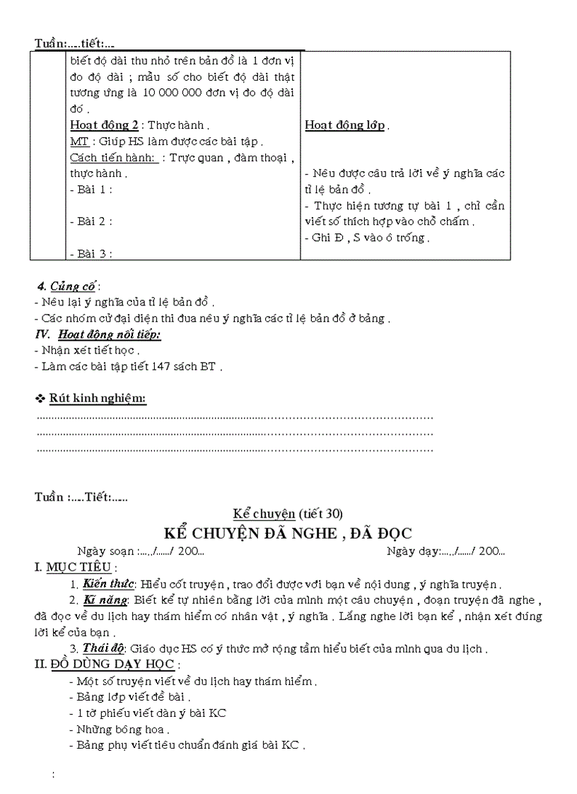 image for page GA các môn L4 Tuần 30