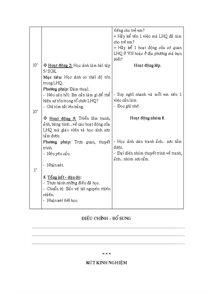 image for page GA các môn L5 tuần 26