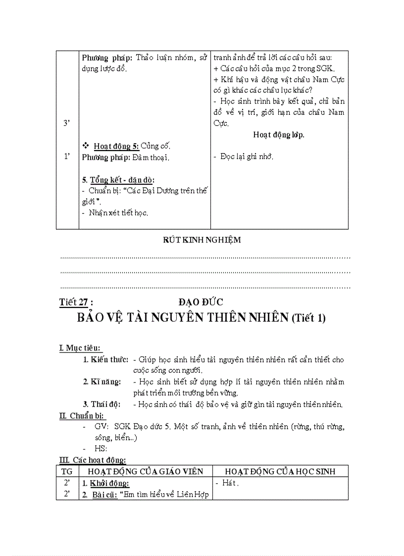 image for page GA các môn L5 Tuần 27
