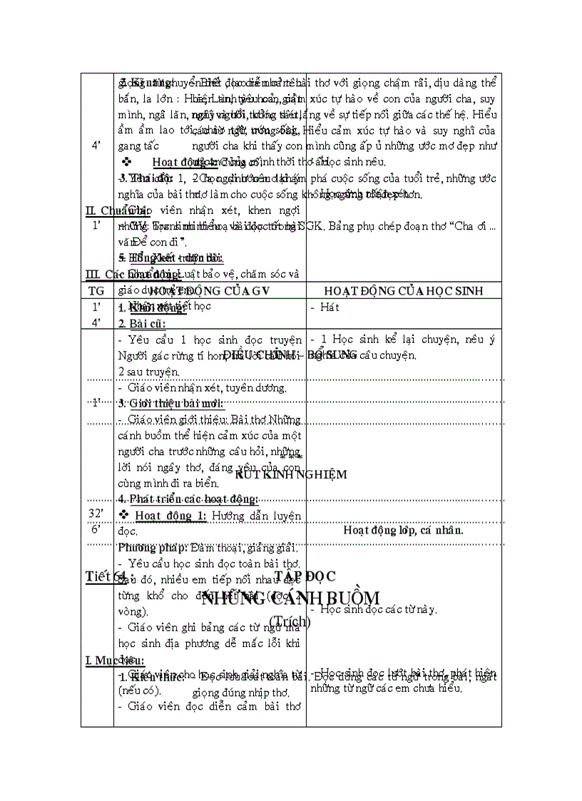 image for page GA các môn L5 Tuần 32