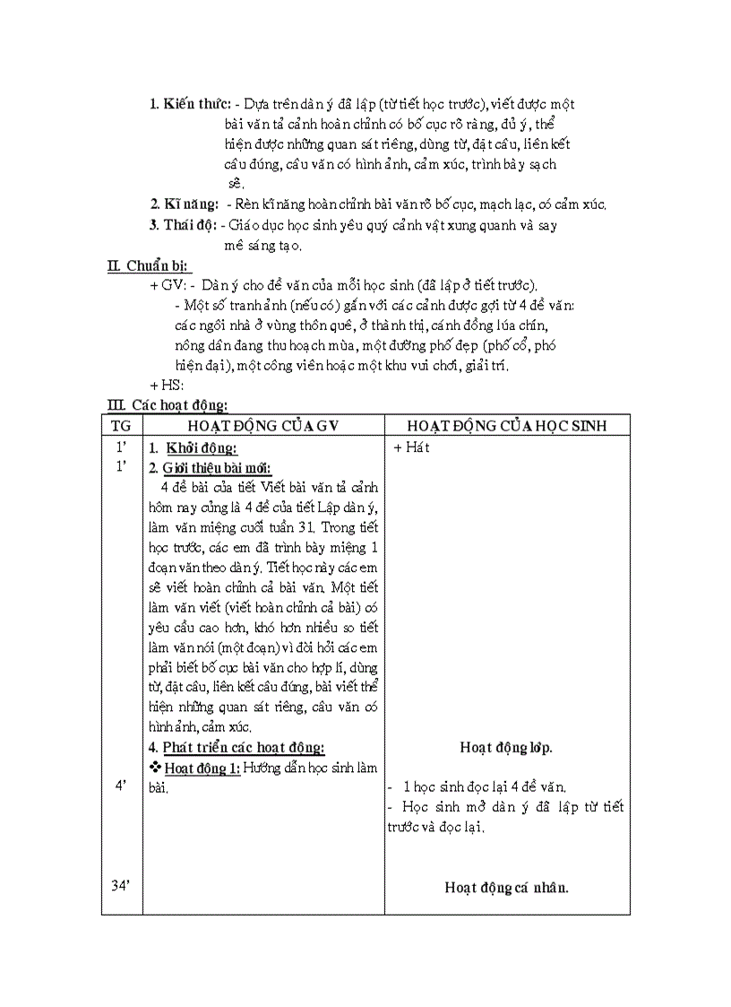 image for page GA các môn L5 Tuần 32