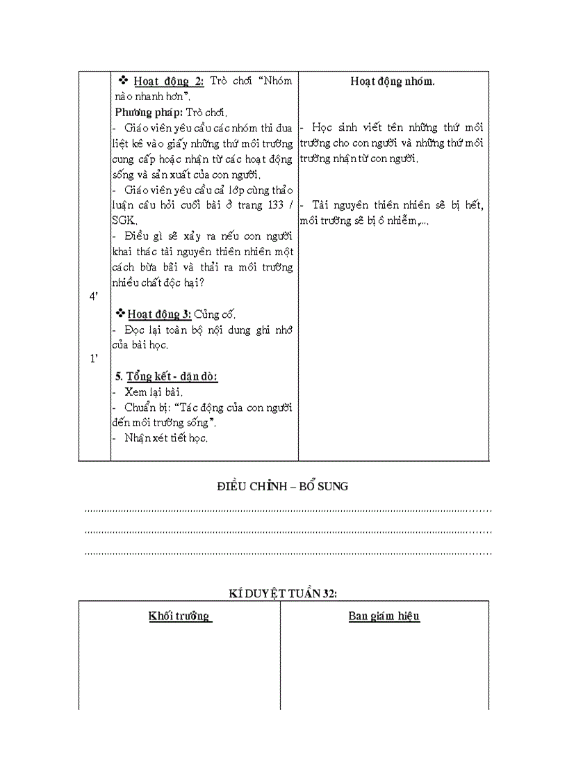 image for page GA các môn L5 Tuần 32