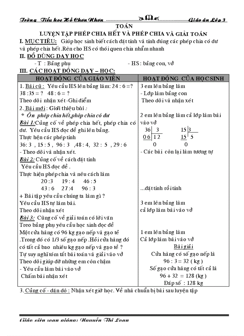 image for page GA chiều lớp 3 tuân 27