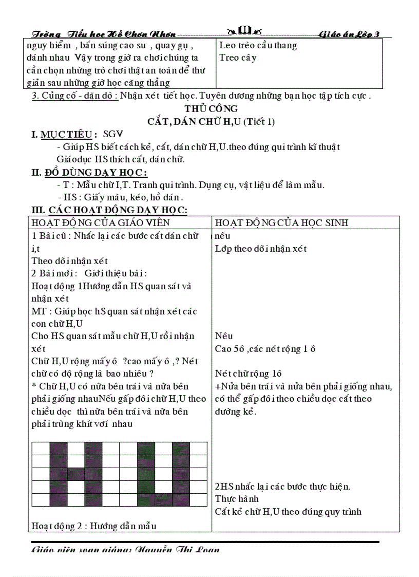 image for page GA lop 3 chieu tuan 13