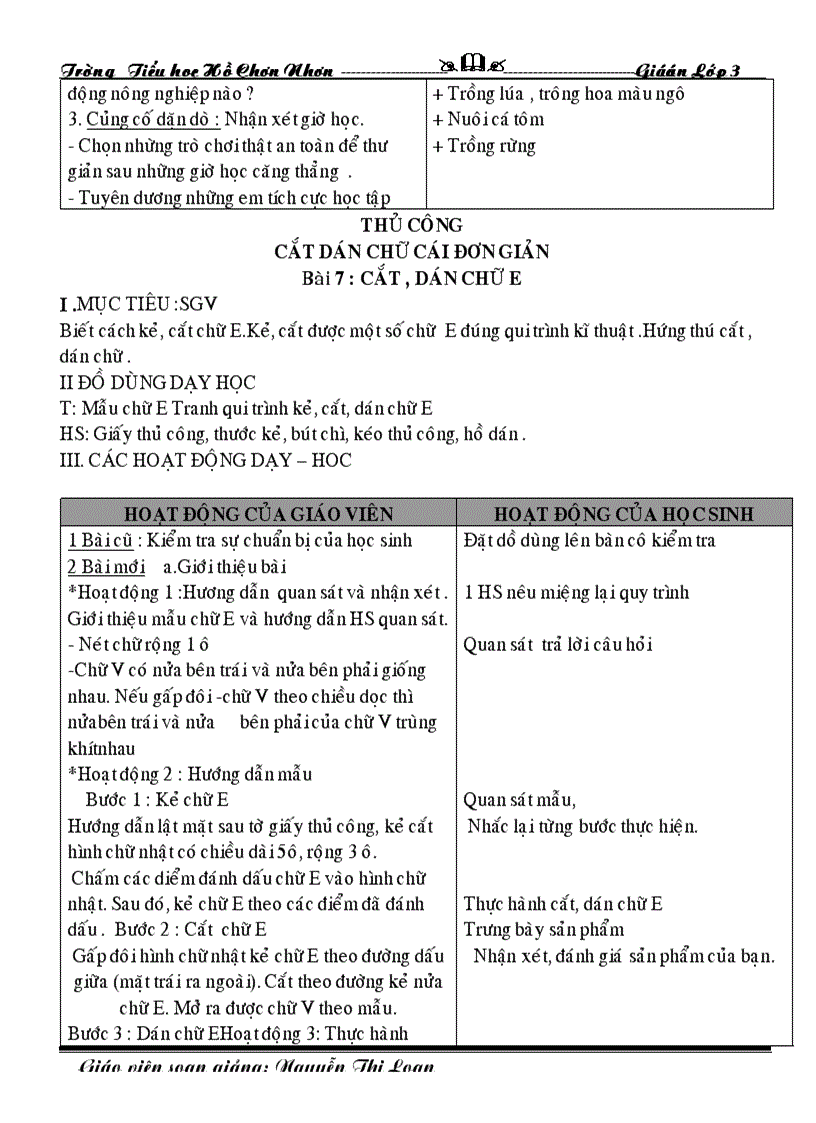 image for page GA lop 3 chieu tuan 15