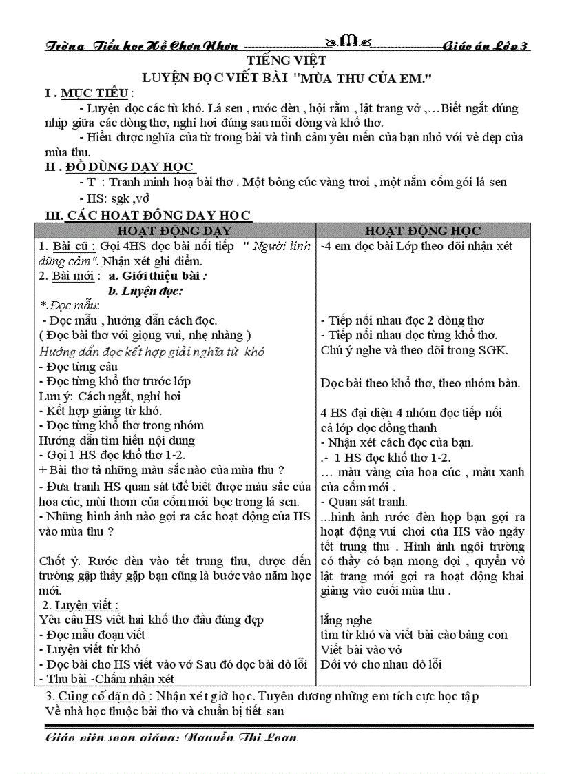 image for page GA lop 3 chieu tuan 5