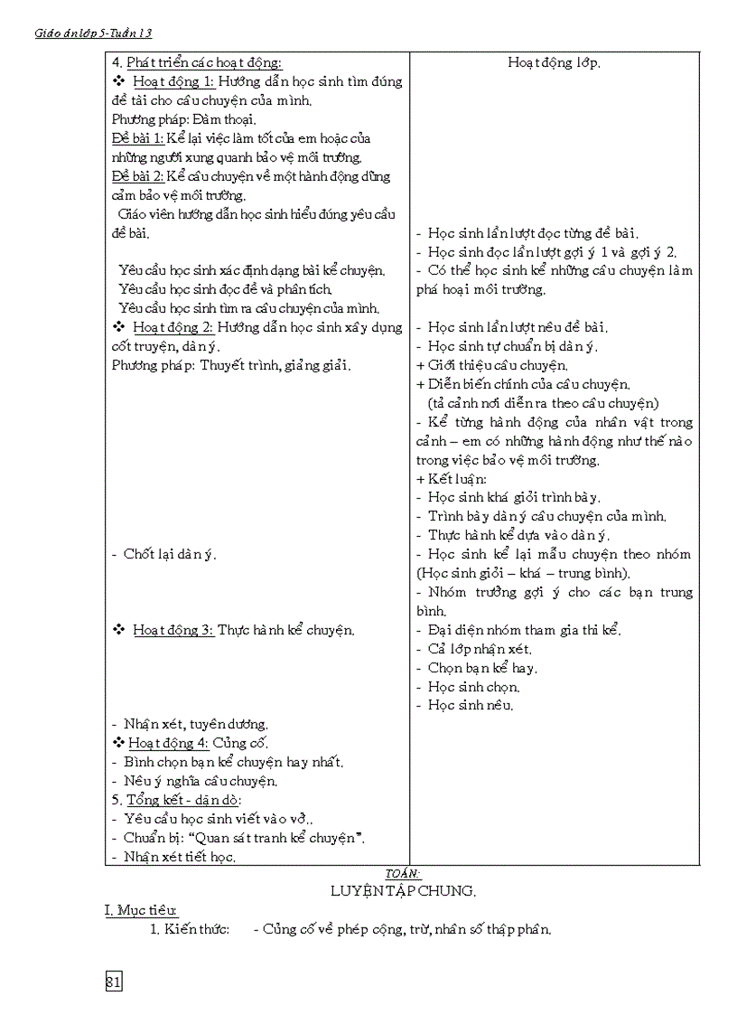 image for page GA lop 5 tuạn 13