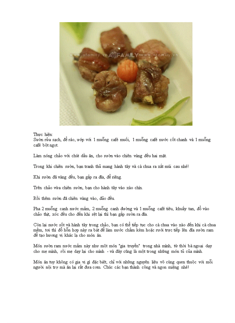 image for page Gà sào lá quế và Sườn rang nước mắm