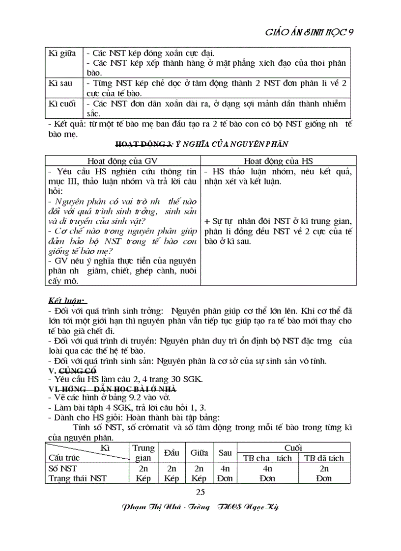 image for page GA sinh học 9 đã tích hợp môi trương Rất hay