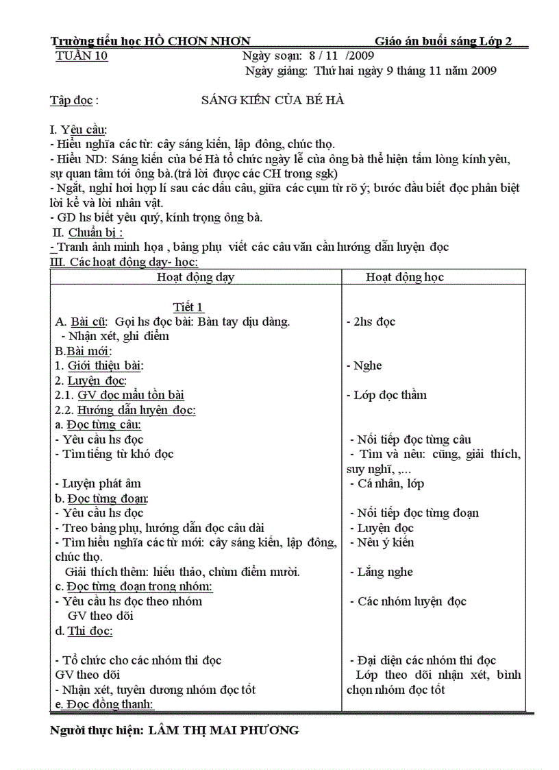 image for page G án lớp 2 Tuần 10 sáng