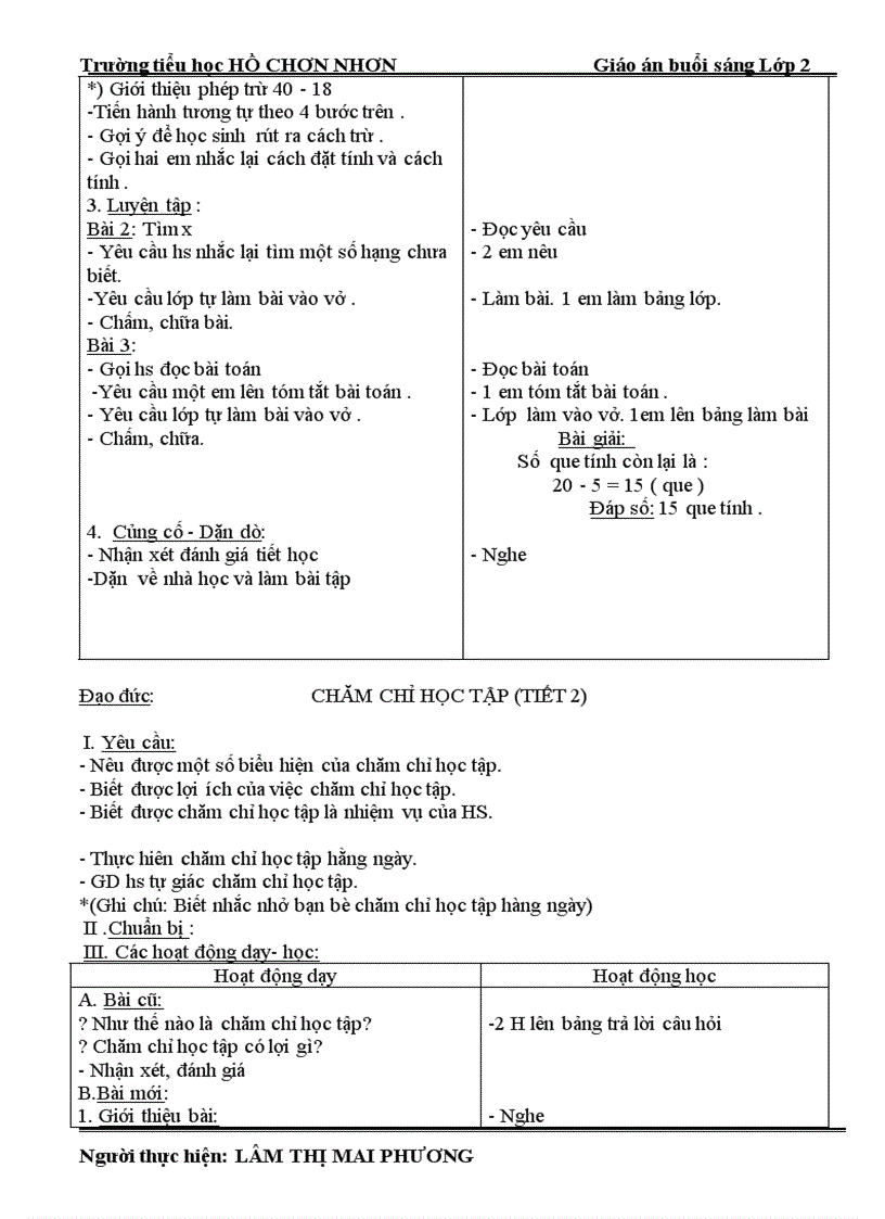 image for page G án lớp 2 Tuần 10 sáng