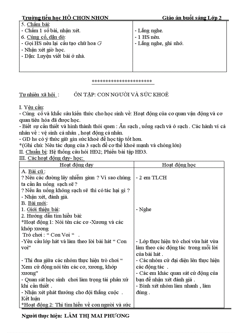 image for page G án lớp 2 Tuần 10 sáng