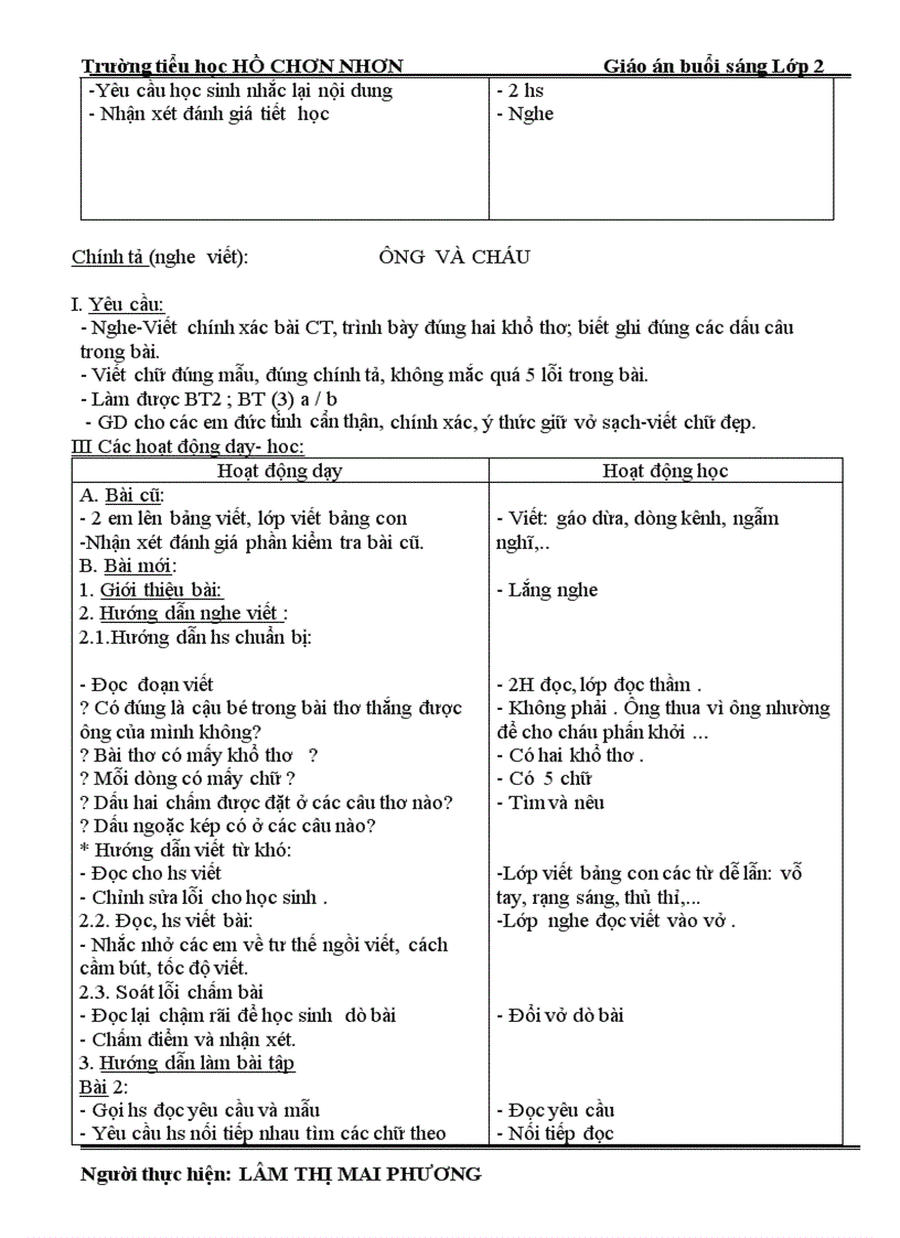 image for page G án lớp 2 Tuần 10 sáng