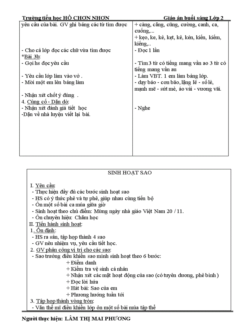 image for page G án lớp 2 Tuần 10 sáng