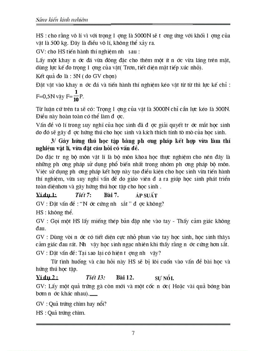 image for page Gây hứng thú cho học sinh trong dạy học vật lý 8 cấp huyện