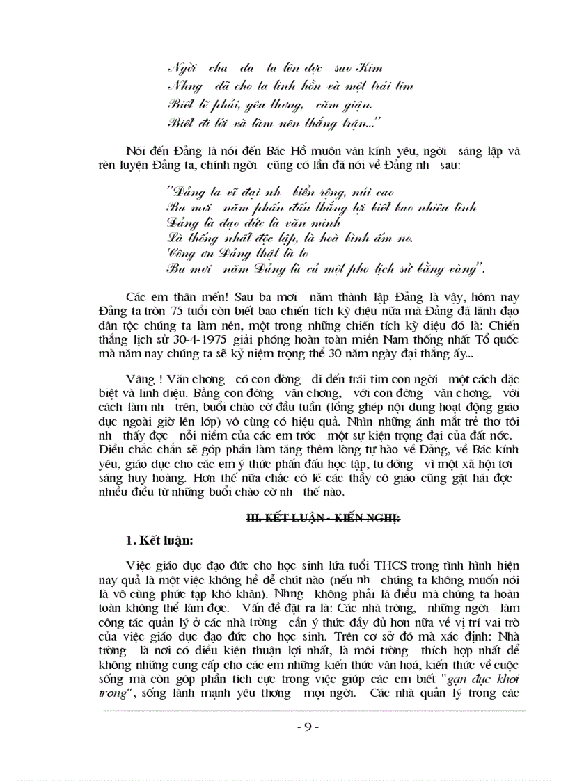 image for page GD đạo đức HS qua tiết chào cờ